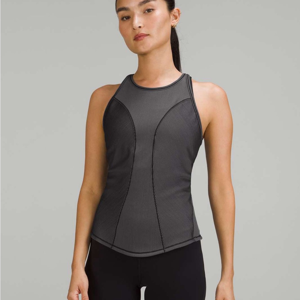 Lululemon Base Pace Tank Two-Tone Ribbed - Picture 2 of 10